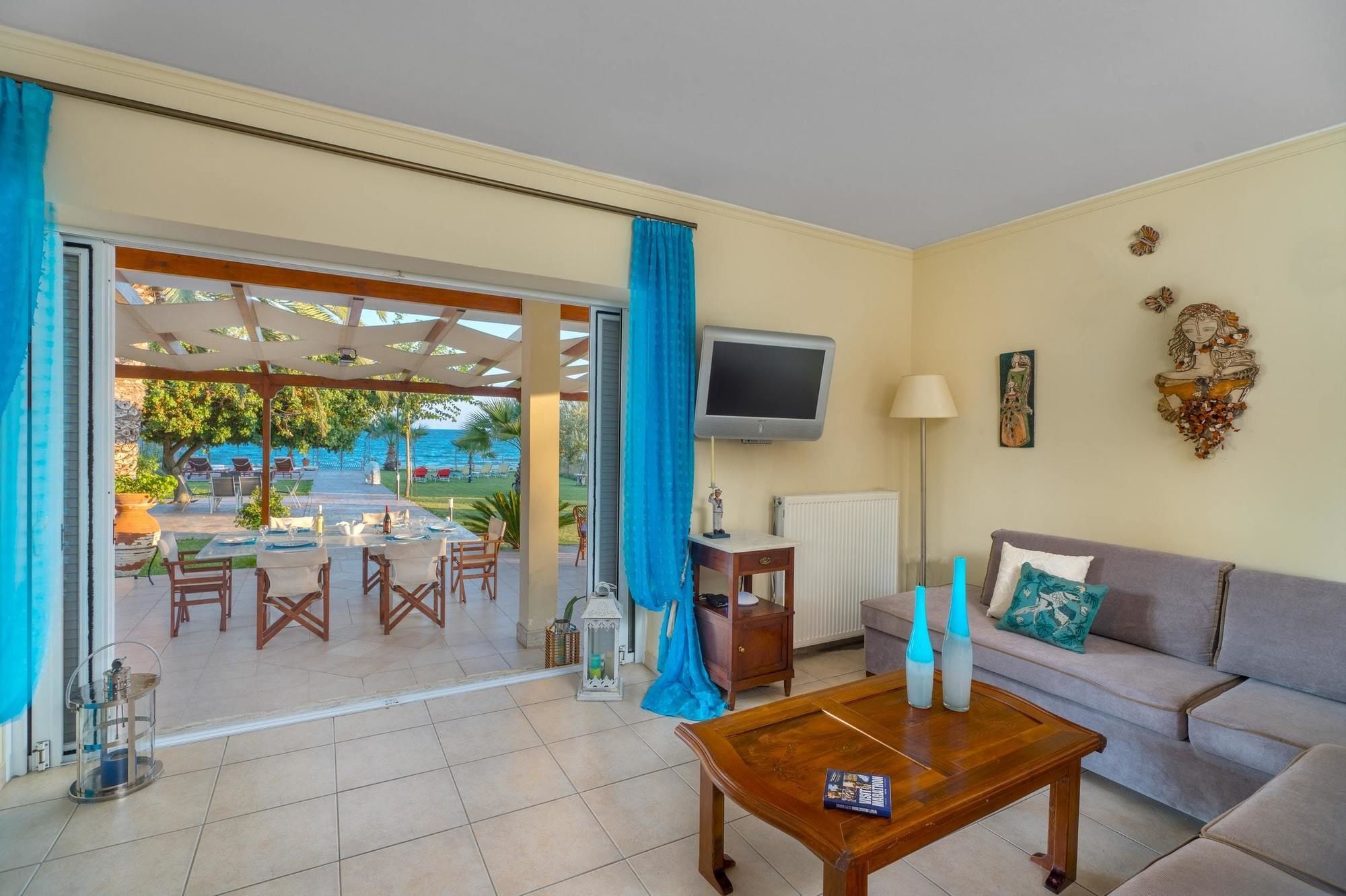 Maria'S Seaside Villa - House With 3 Rooms In Marathon, With Wonderful Esterno foto
