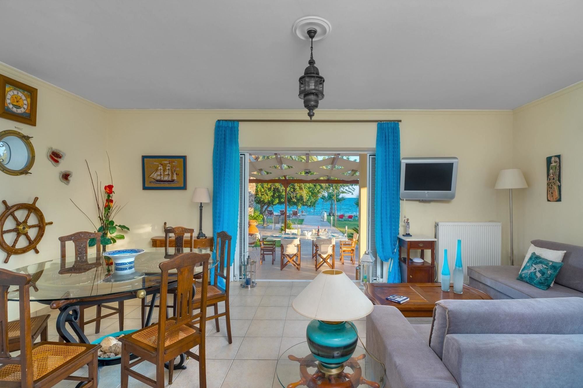 Maria'S Seaside Villa - House With 3 Rooms In Marathon, With Wonderful Esterno foto